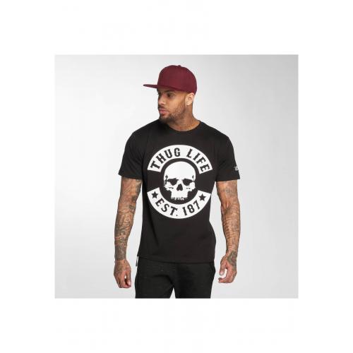 Tričko Thug Life Skull Logo - černé