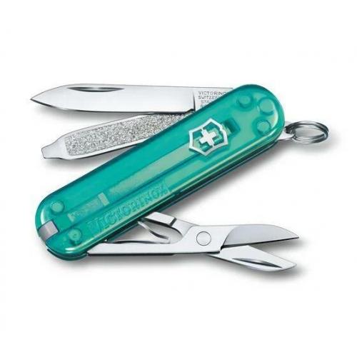 Nůž zavírací Victorinox Classic Translucent - světle modrý