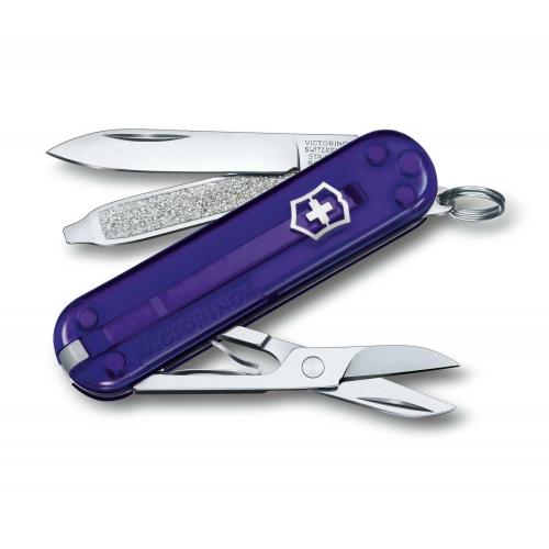 Nůž zavírací Victorinox Classic Translucent - fialový