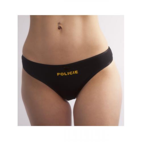 Kalhotky dámské Policie - černé