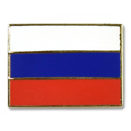 Odznak (pins) 18mm vlajka Rusko - barevný