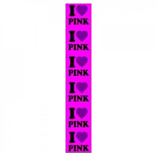 Nohavicové traky detské s potlačou VTC I Love Pink - ružové