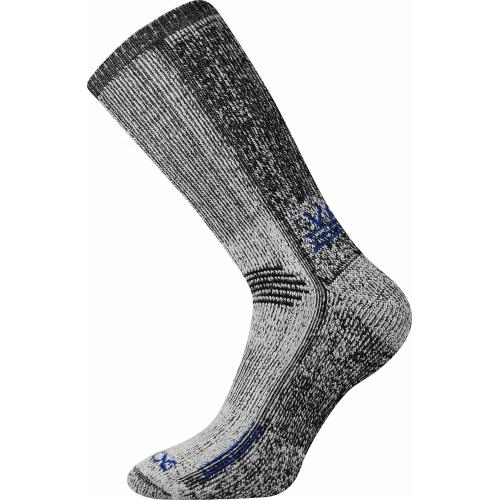 Extra teplé vlnené ponožky Voxx Orbit - sivé-modré