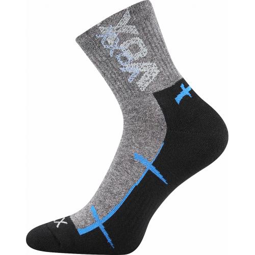 Športové ponožky Voxx Walli - sivé-čierne