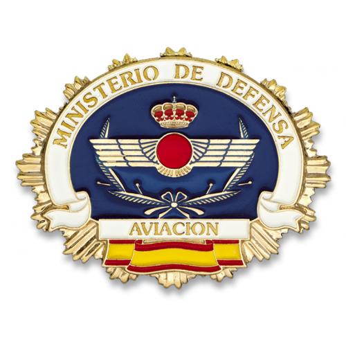 Odznak španielsky Ministerio del defensa Aviacion - zlatý