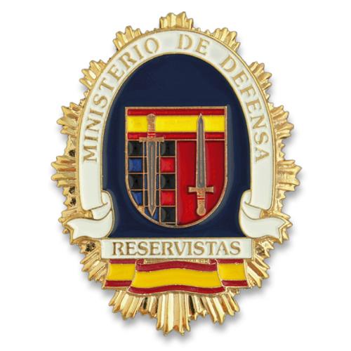 Odznak španielsky Ministerio del defensa Reservistas - zlatý