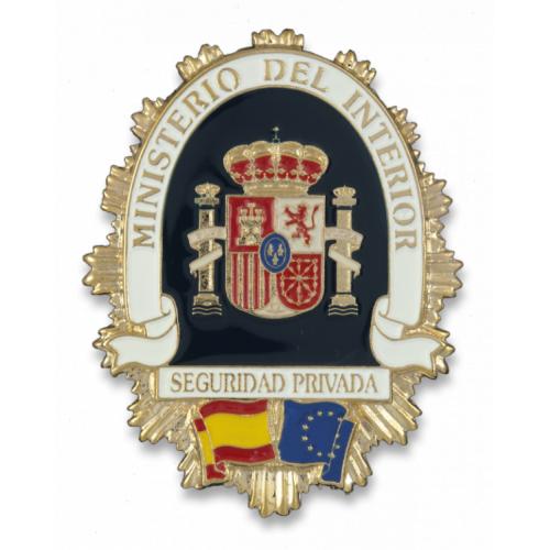 Odznak španielsky Ministerio del interior Seguridad - zlatý