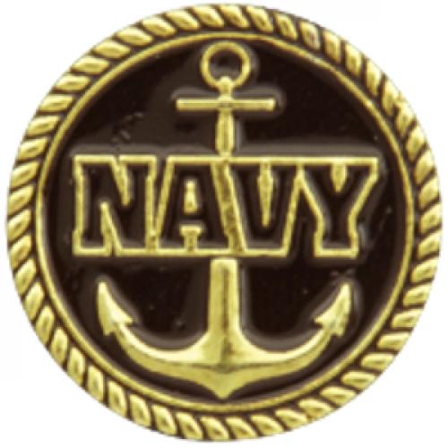 Odznak (pins) 20mm US NAVY - zlatý