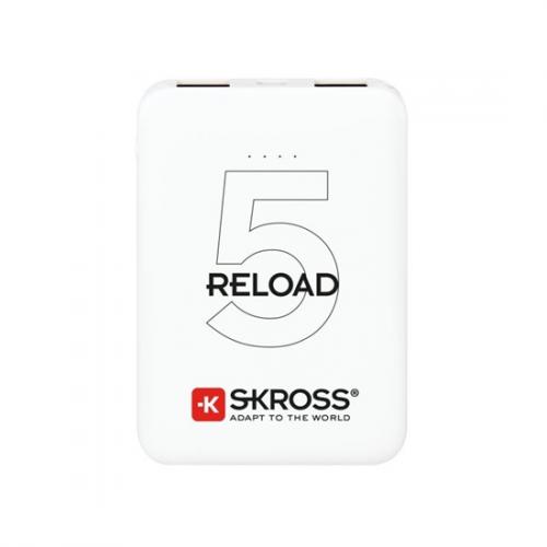 Powerbanka Skross Reload 5 5000mAh - bílá