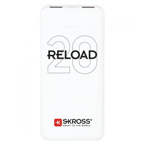 Powerbanka Skross Reload 20 20000mAh - bílá
