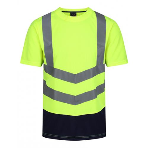 Tričko reflexní Regatta Pro Hi-Vis Short Sleeve - žluté