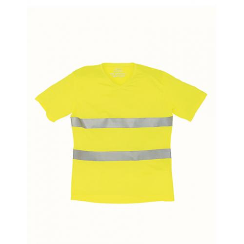 Tričko reflexní Yoko Hi-Vis Top Cool Super Light - žluté
