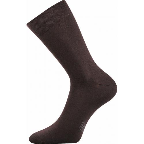 Ponožky pánske Lonka Decolor - hnedé