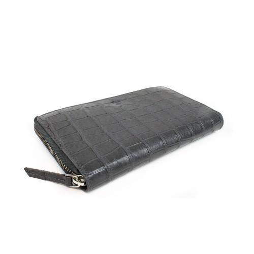 Dámska kožená listová peňaženka Arwel 1306 - tmavo sivá