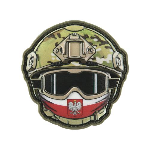 Nášivka helma M-Tac Poland 6 - multicam