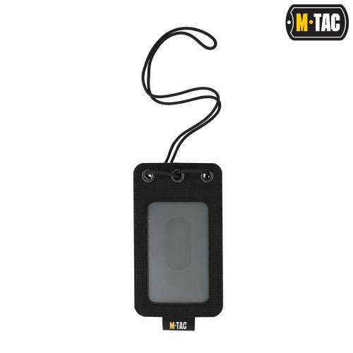 Vrecko na preukaz M-Tac Hanging ID Card Case - čierny
