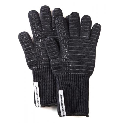 Kevlarové grilovacie rukavice dámske Feuermeister BBQ Premium - čierne