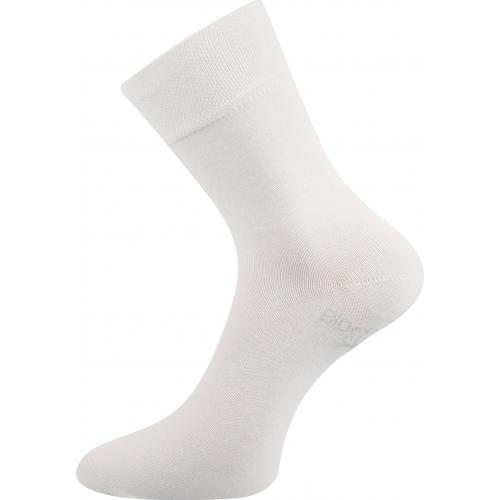 Ponožky z BIO bavlny Lonka Bioban - bílé