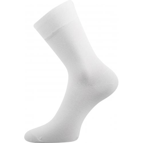 Ponožky společenské Lonka Dypak - bílé