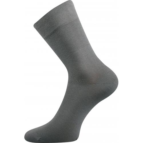 Ponožky spoločenské Lonka Dypak - svetlo sivé