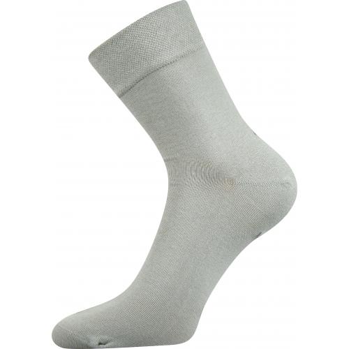 Ponožky spoločenské Lonka Haner - svetlo sivé