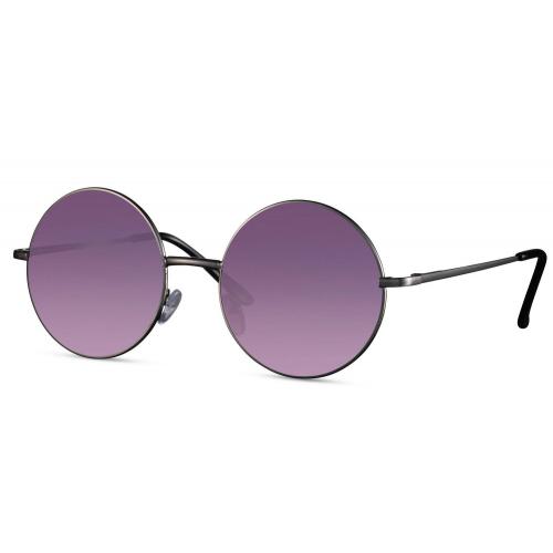 Sluneční brýle Solo Brigit Whe - stříbrné-fialové