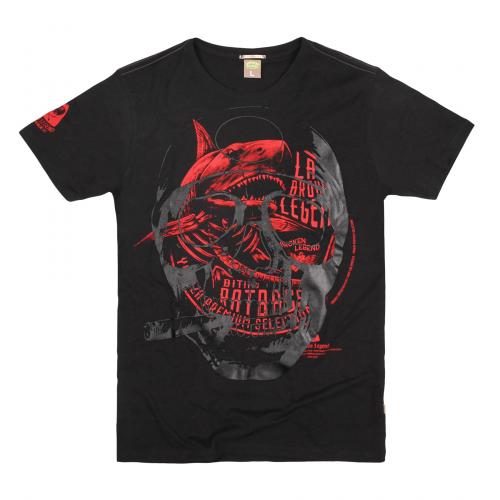 Tričko Yakuza Premium La Shark - čierne