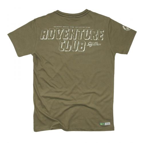 Tričko Yakuza Premium Adventure Club - olivové