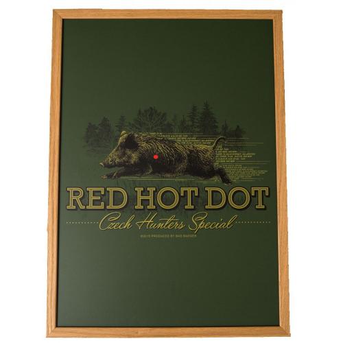 Obrázok Bad Badger Red Hot Dot - olivový-hnedý