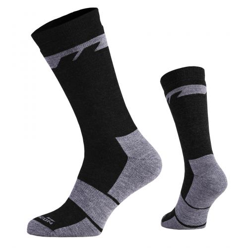 Ponožky Pentagon Alpine Merino Heavy - čierne-sivé