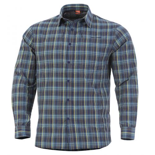 Košeľa Pentagon QT Tactical Shirt - modrá-sivá