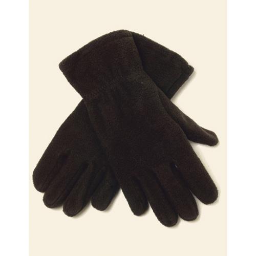 Rukavice fleecové L-Merch Fleece Gloves - černé