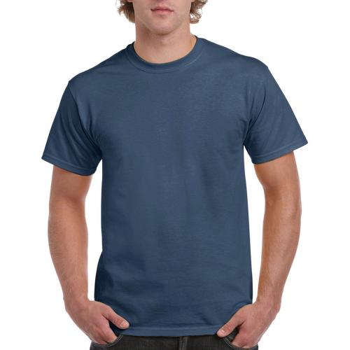 Tričko Gildan Ultra - modré-sivé