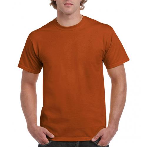 Tričko Gildan Ultra - tmavo oranžové