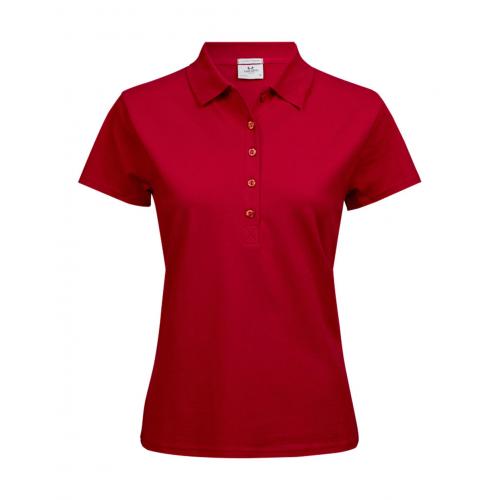 Polokošile dámská Tee Jays Luxury Stretch - červená