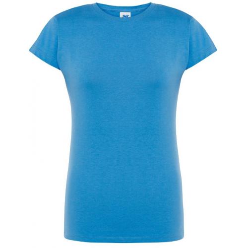 Dámské tričko JHK Regular Lady Comfort - světle tyrkysové