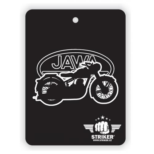 Vôňa do auta Striker znak Jawa pérák - čierna