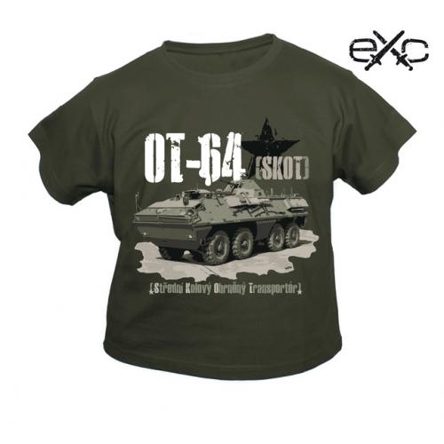 Triko dětské eXc OT-64 SKOT - olivové