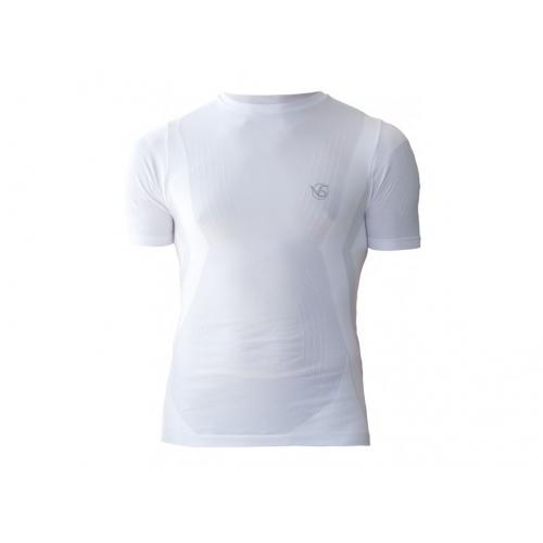 Pánske funkčné športové tričko Vivasport krátky rukáv - biele