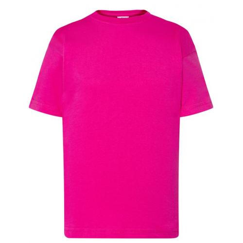 Dětské tričko krátký rukáv JHK - tmavě růžové