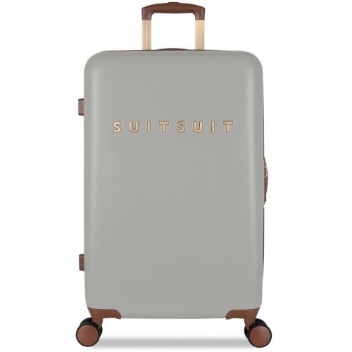 Cestovní kufr Suitsuit Fab Seventies 60 l - šedý-hnědý