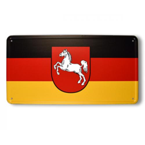 Cedule plechová Promex vlajka Dolní Sasko