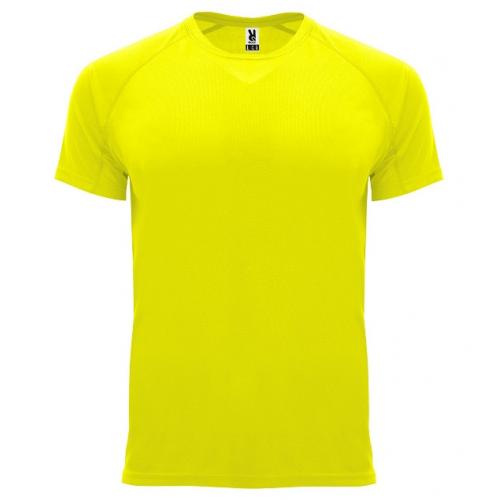 Detské športové tričko Roly Bahrain - žlté svietiace
