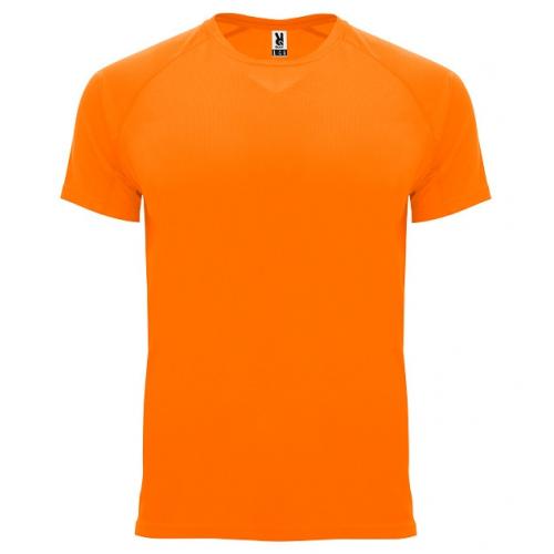 Detské športové tričko Roly Bahrain - oranžové svietiace