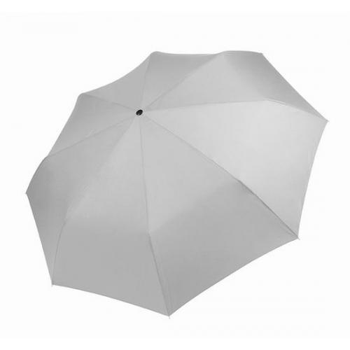 Mini skladací dáždnik Kimood Pongee - biely