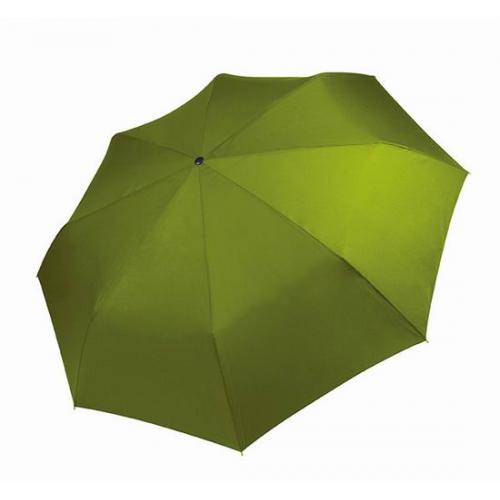 Mini skladací dáždnik Kimood Pongee - svetlo zelený