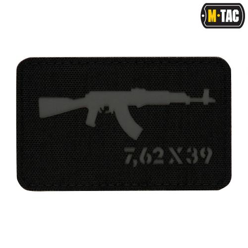 Nášivka M-Tac zbraň AKM 7,62х39 - černá-šedá