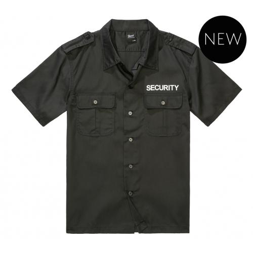Košile Brandit US Shirt Security 1/2 - čierna