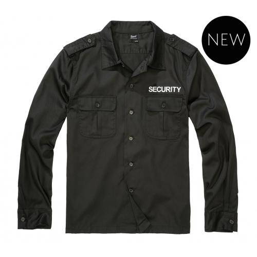 Košile Brandit US Shirt Security 1/1 - černá