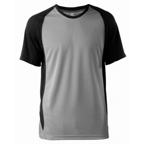 Pánské dvoubarevné sportovní tričko ProAct - šedé-černé